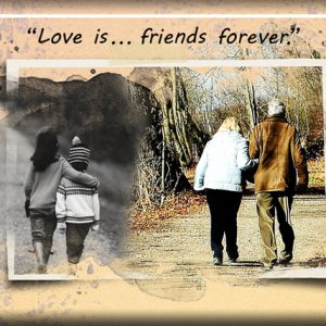 Love is...friends forever