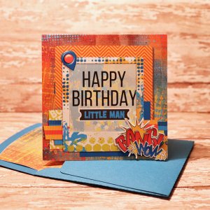Happy Birthday Card with matching envie