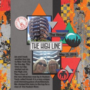 Template #2 Challenge December- I used the template provided and The kit Th