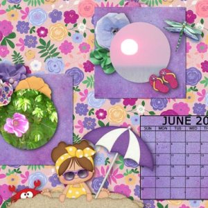 Beach in June