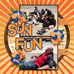 4/19 Enjoying sun between volleyball matches in OKC