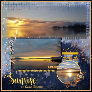 Sunrise at Lake Rotorua