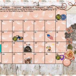 June Sum Up Calendar