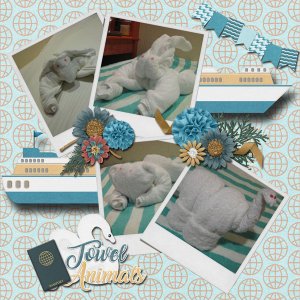 Buffet Challenge June-I used MagsGraphis Cruising Alaska Kit