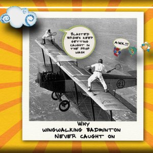 Wingwalking Badminton