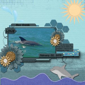 Template #1 Challenge June- I used the template provided and Cruising Alask