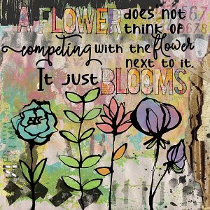 It just blooms