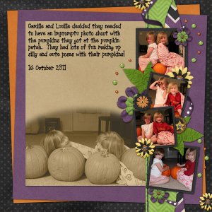 Pumpkin Photo Shoot