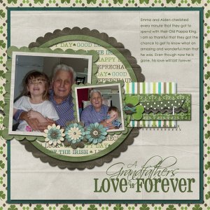 GRANDFATHERS LOVE IS FOREVER