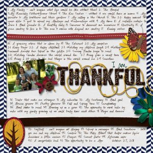 I Am Thankful