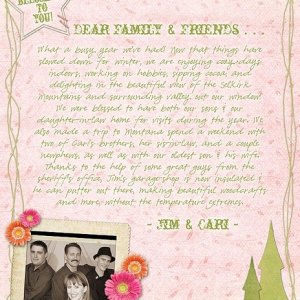 Holiday Letter 2011
