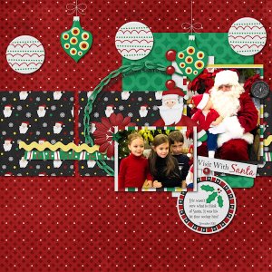 1st visit with Santa