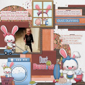 Dust Bunnies by Boomersgirl Designs