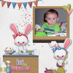 Dust Bunnies by Boomersgirl Designs