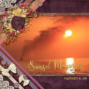 Sunset Memmories at Sea