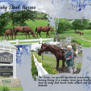 Rusty Steel Horses