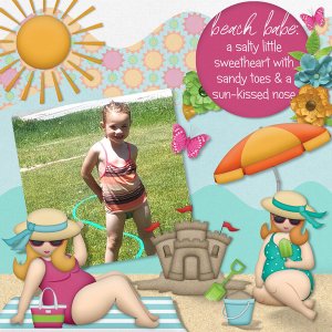 Beach Babe by Boomersgirl Designs