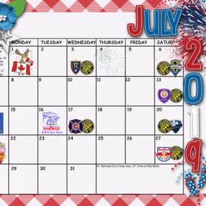 July Sum Up Calendar