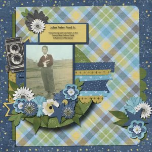 Daily Download Challenge July- I used the kit and a template from the kit