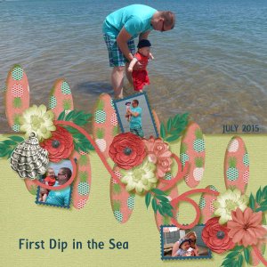 First Dip in the Sea
