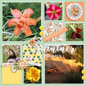 Summer Flowers - rewards challenge