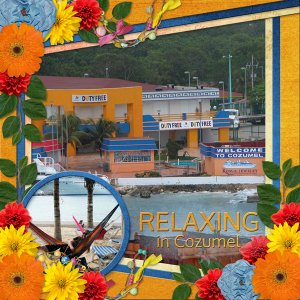 Relaxing at Cozumel