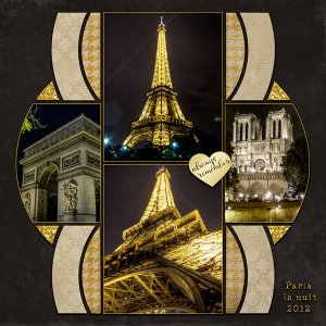 Paris la nuit