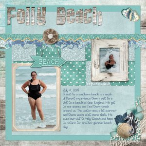 Kat at Folly Beach