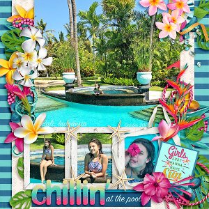 Chillin at the pool
