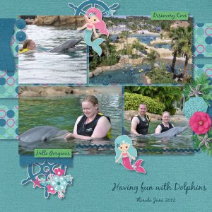Having fun with Dolphins