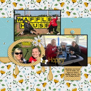 Bee Happy at Waffle House