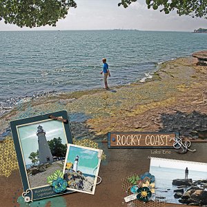 Rocky Coast of Lake Erie
