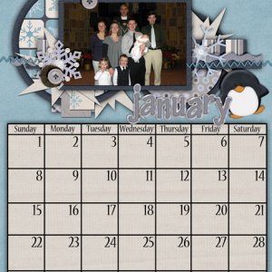 January 2012 Calendar