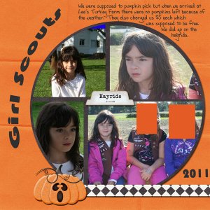 Girl Scout Hayride