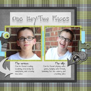 One Boy: Two Faces