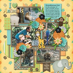 Dandelion Dust-Zoo Crew + Tinci-Amazing Year November Template