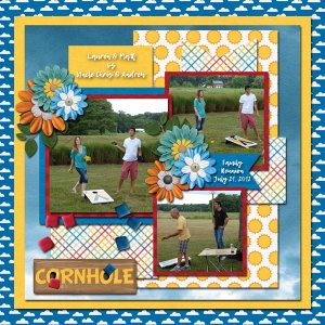 MagsGraphics Backyard Games with Connie Prince Forever Young template