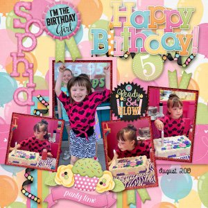 Happy birthday Sophia