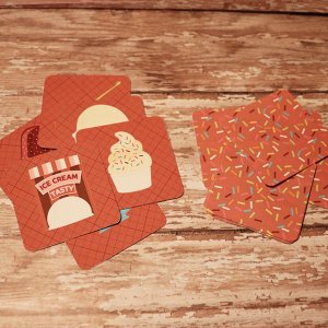 Ice Cream Memory Game pieces