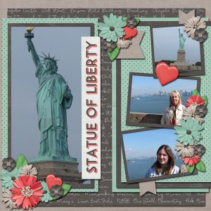Designer Challenge August-I used Magical Scraps Galore New York and Miss Fi