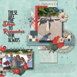 Word Art Challenge August-Magical Scraps Washington DC + Miss Fish Some