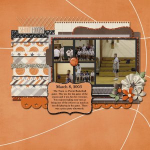 Miss Fish Retirement Everyday Paper Strips #1 Lindsay Jane-Basketball Star