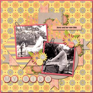 Dandelion Design Retirement- Story of a Girl Kit and I used a Template from