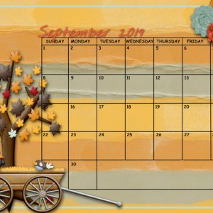 September Sum-Up Calendar