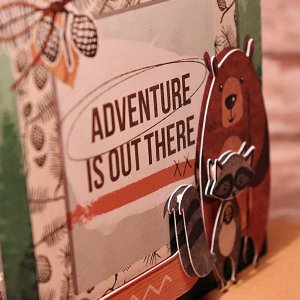 Wilderness Card  details with matching envie