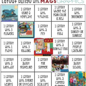 GS Birthday Games - Bingo with MagsGraphics
