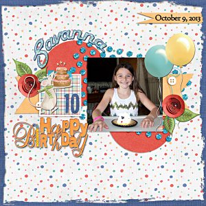 Happy birthday Savanna