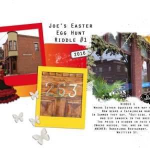 Joe's Easter Egg Hunt Riddle #1