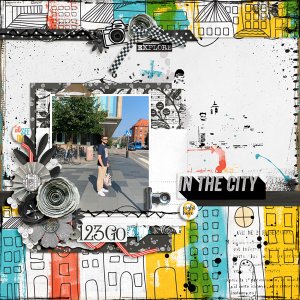 In the city