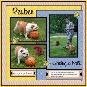 Reuben Having a Ball